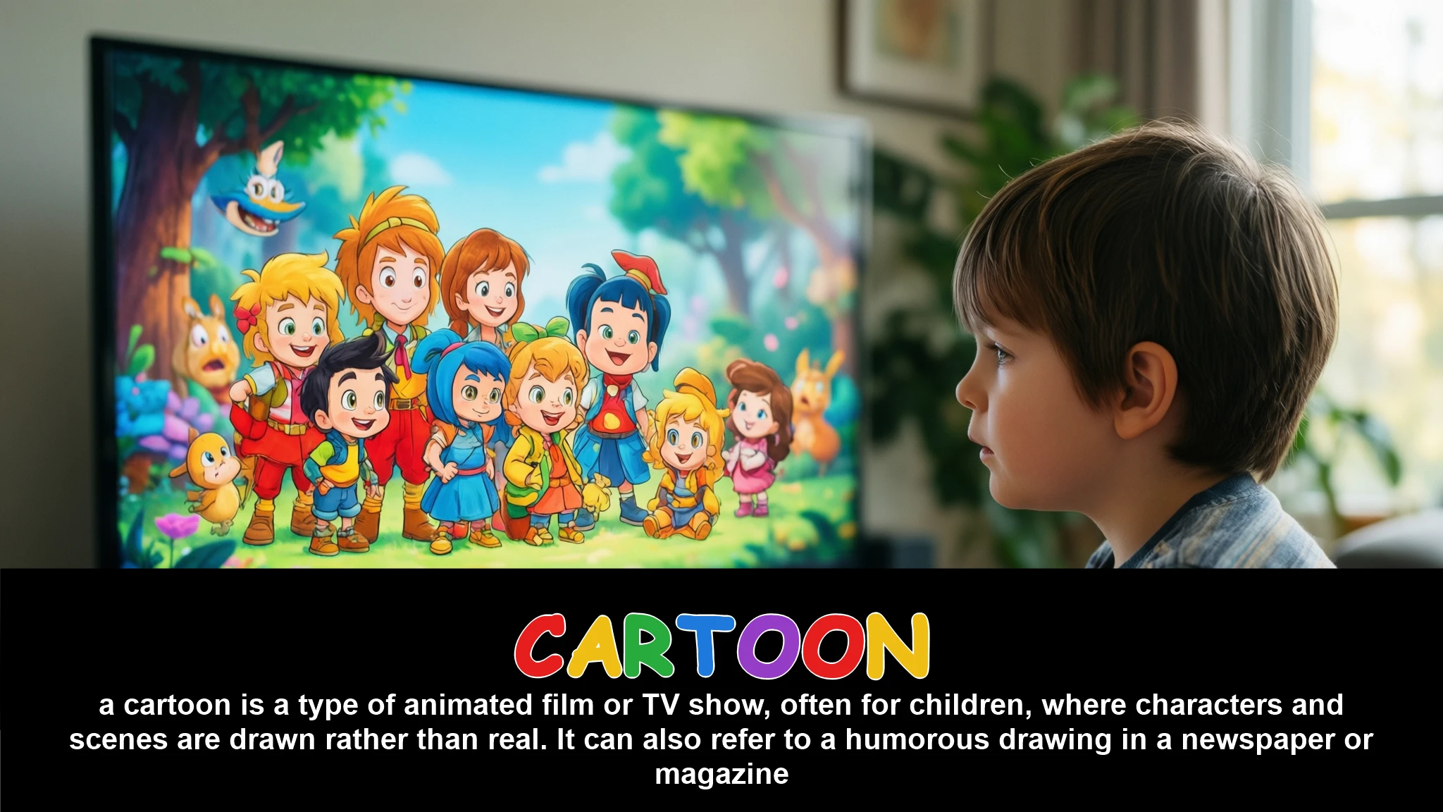 English Illustration for cartoon